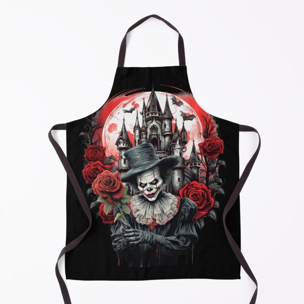 Item preview, Dark Gothic Clown With Haunted Castle designed and sold by Szpaku desart .