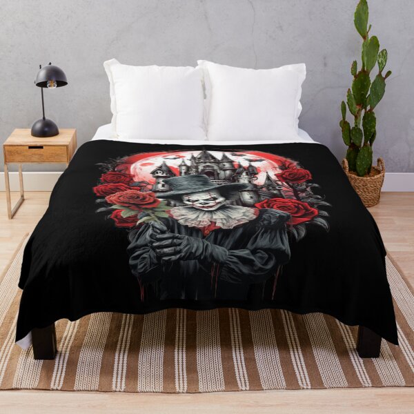Item preview, Dark Gothic Clown With Haunted Castle designed and sold by Szpaku desart .