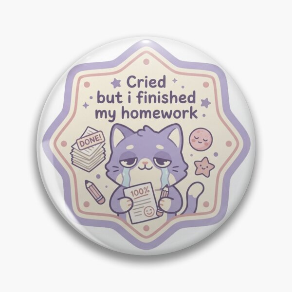 Item preview, Cried but i finished my homework designed and sold by SoftStudyDays.