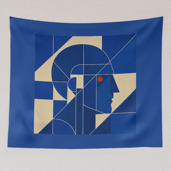 Item preview, Geometric Human Profile  designed and sold by PixelToPress.