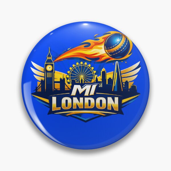 Item preview, MI London Cricket Flame Skyline – 2026 Heritage Edition designed and sold by WhisperFrame.