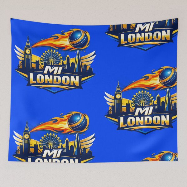 Item preview, MI London Cricket Flame Skyline – 2026 Heritage Edition designed and sold by WhisperFrame.