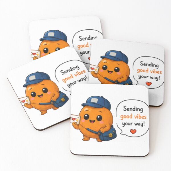Item preview, Cute Kawaii Mail Orange – Sending Good Vibes Your Way designed and sold by DailyDoodlesBySumbul.