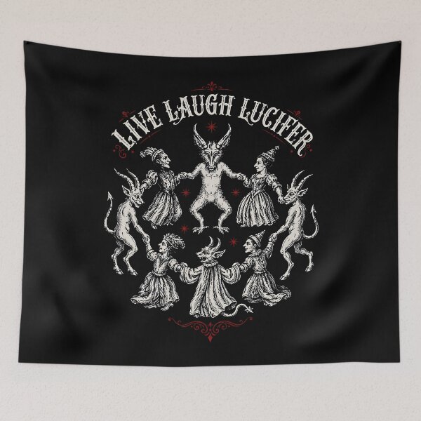 Item preview, Live Laugh Lucifer Infernal Folk Dancesss designed and sold by Victor Shadehorn.