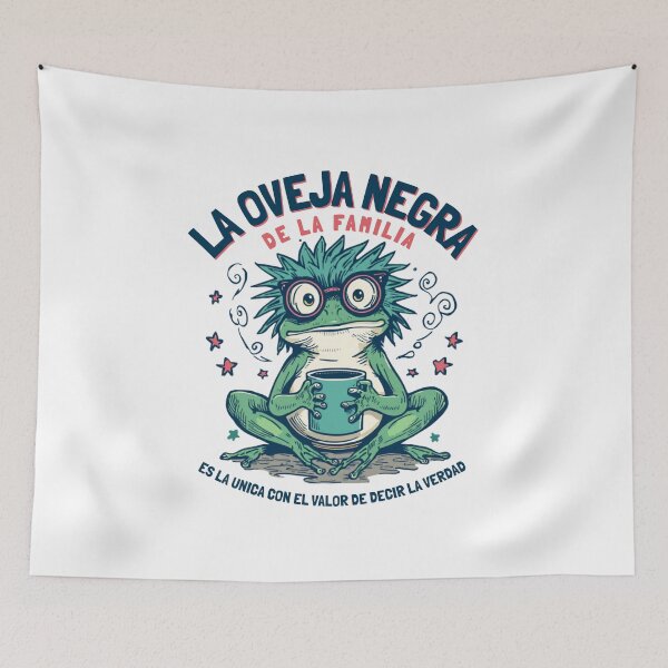Item preview, The Shy Frog Family Coffee Lovers Funny Mexican Family Retro T-Shirt designed and sold by DragonPrint.