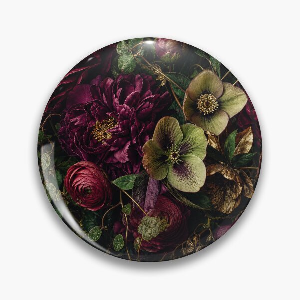 Item preview, Midnight Burgundy Floral Garden designed and sold by PixelToPress.