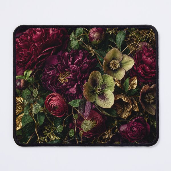 Item preview, Midnight Burgundy Floral Garden designed and sold by PixelToPress.