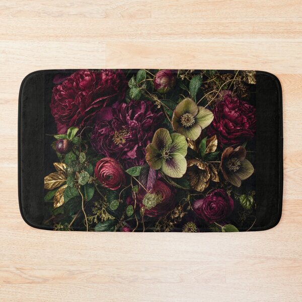 Item preview, Midnight Burgundy Floral Garden designed and sold by PixelToPress.