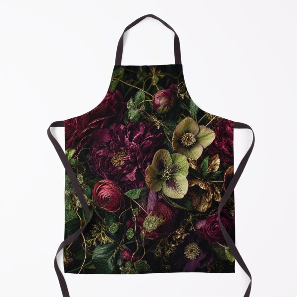 Item preview, Midnight Burgundy Floral Garden designed and sold by PixelToPress.