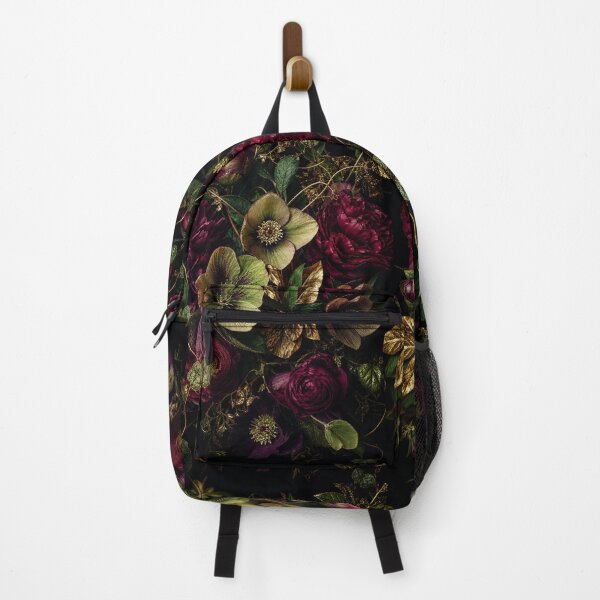 Item preview, Midnight Burgundy Floral Garden designed and sold by PixelToPress.