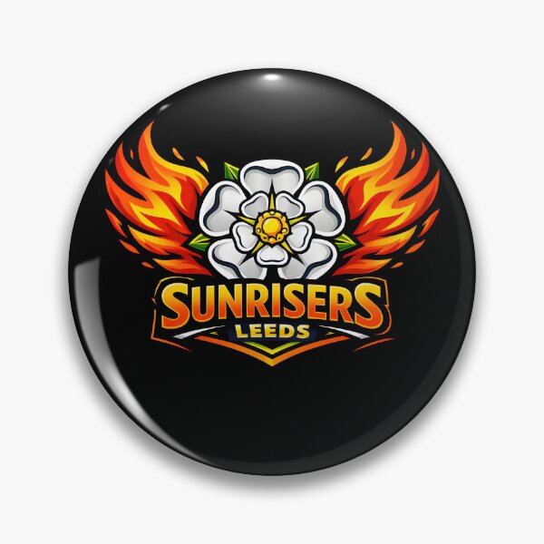 Item preview, Sunrisers Leeds Yorkshire Rose Flame Wings designed and sold by WhisperFrame.