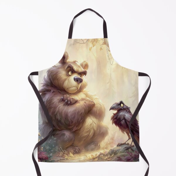 Item preview, The Grumpy Bear and the Curious Crow designed and sold by bloorose.