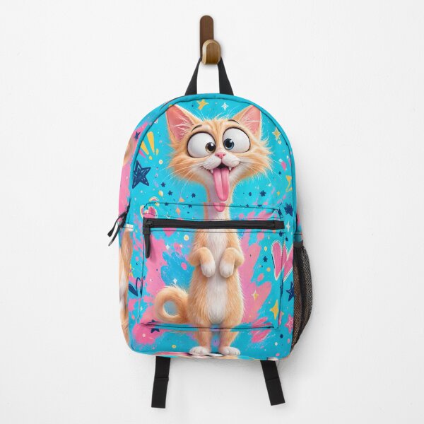 Item preview, Goofy Long-Neck Cartoon Cat designed and sold by Pure Craft.