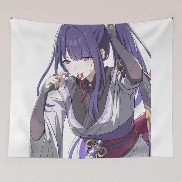 Item preview, Raiden Shogun Eating Snack Genshin Impact designed and sold by KomiArts.