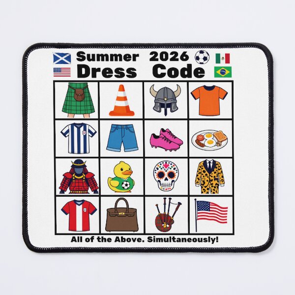 Item preview, Summer 2026 Dress Code – Fan Costume Chaos Tee | World Cup Fan Culture Design designed and sold by SIGNAL & BLOOM.