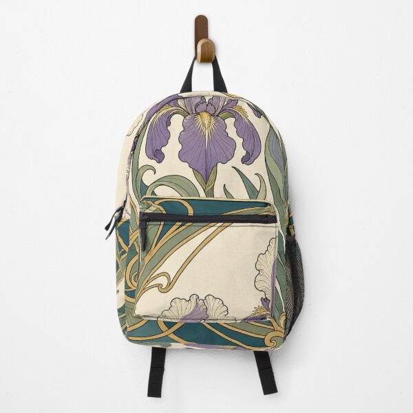Item preview, Art Nouveau Iris Garden designed and sold by PixelToPress.