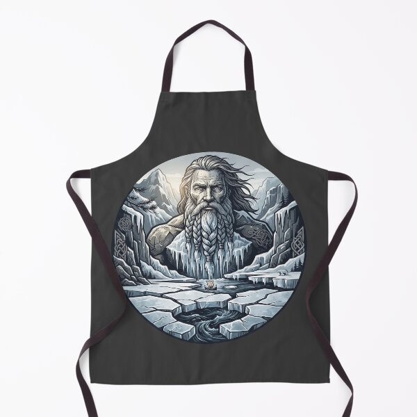 Item preview, Bearded Viking Frozen Fjord Mythic Art designed and sold by MythicCotton.