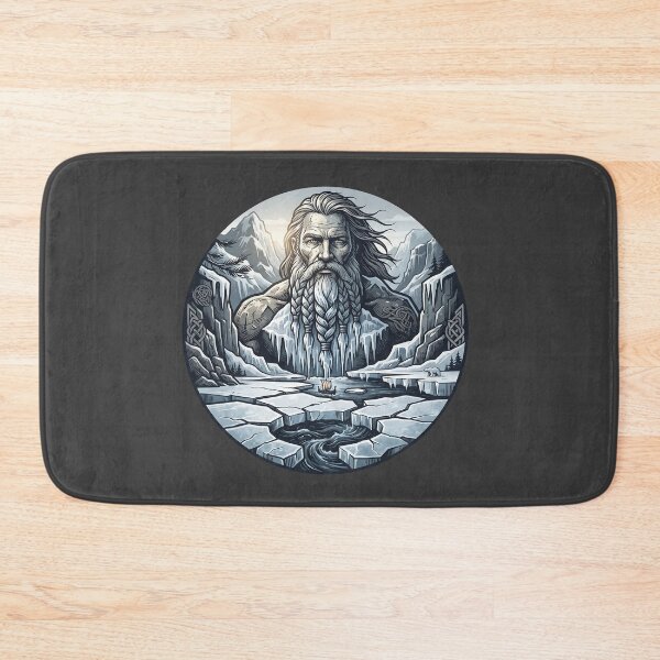 Item preview, Bearded Viking Frozen Fjord Mythic Art designed and sold by MythicCotton.