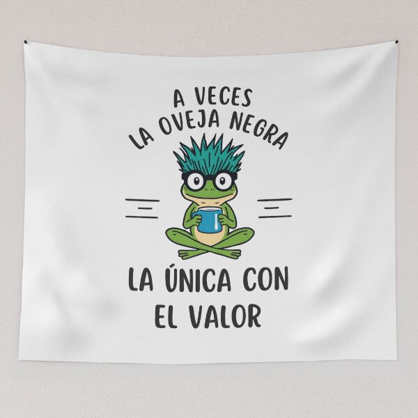 Item preview, La Oveja Negra de la Familia – Funny Frog Coffee Lover Family Humor T-Shirt designed and sold by DragonPrint.