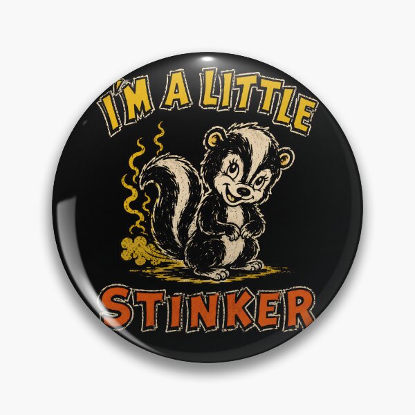 Item preview, Little Stinker Skunk Retro Cartoon Humor designed and sold by Victor Shadehorn.