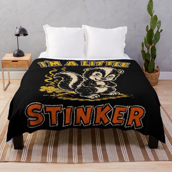 Item preview, Little Stinker Skunk Retro Cartoon Humor designed and sold by Victor Shadehorn.