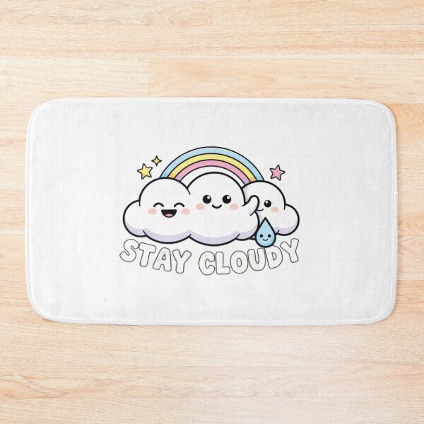 Item preview, Stay Cloudy T-Shirt | Cute Kawaii Cloud Rainbow | Pastel Sky Aesthetic designed and sold by Faisal  Shah.