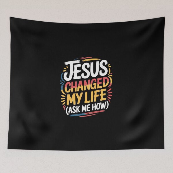 Item preview, JESUS CHANGED MY LIFE (ASK ME HOW) designed and sold by jkrphoto.