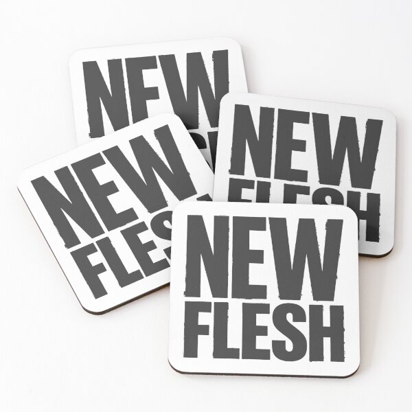 Item preview, NEW FLESH in Black Grungy Letters designed and sold by StudioDestruct.
