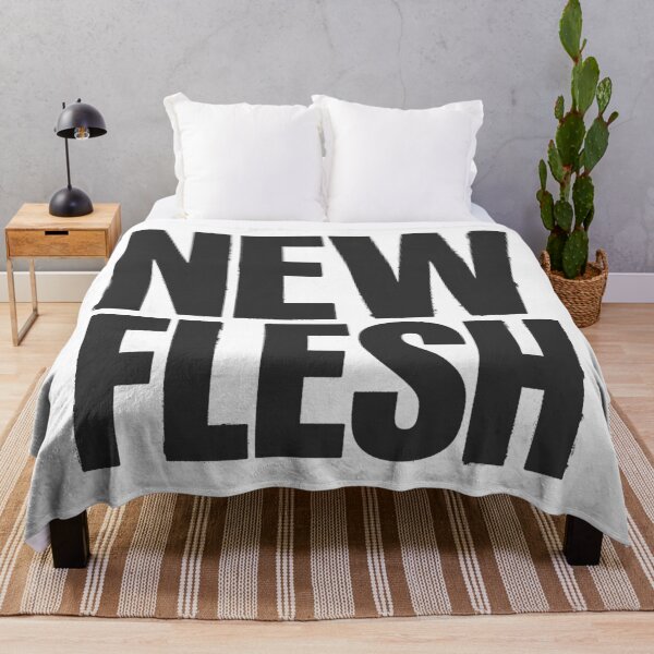 Item preview, NEW FLESH in Black Grungy Letters designed and sold by StudioDestruct.