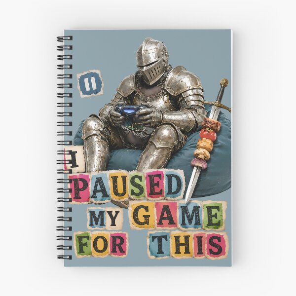 Item preview, Paused My Game For This Medieval Knight Gaming designed and sold by VIVID COLORS CLUB.