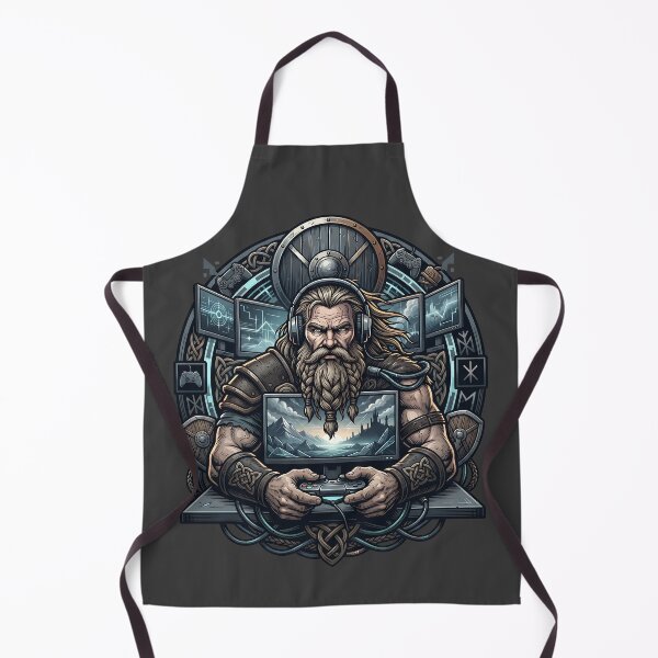 Item preview, Bearded Viking Esports Gamer Warrior Art designed and sold by MythicCotton.