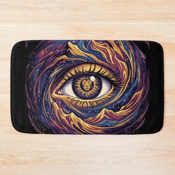 Item preview, Conquer Eye T-Shirt | Lion Eye Mountain Graphic Tee | Cosmic Vision Streetwear | Motivational Gothic Aesthetic Shirt designed and sold by designbyuzi.