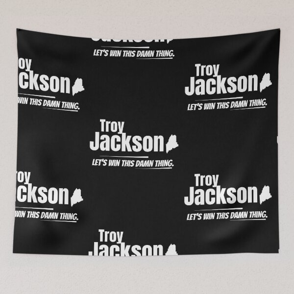 Item preview, Troy Jackson Working Class Fighter Maine Political Graphic Design designed and sold by EarthArtDesigns.