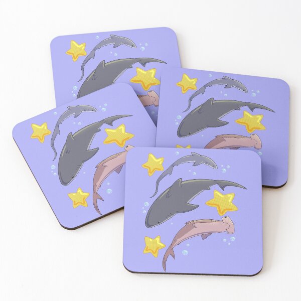 Item preview, Sharks and Stars designed and sold by 1-rubberducky24.