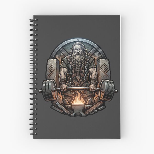 Item preview, Bearded Viking Powerlifter Forge Art designed and sold by MythicCotton.