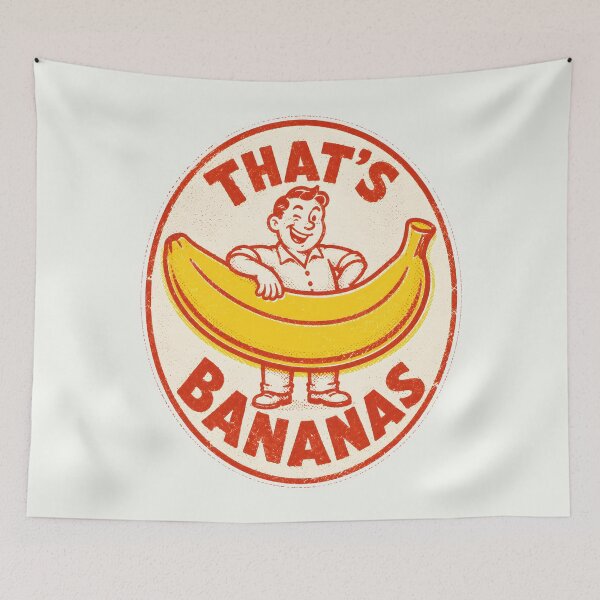 Item preview, That’s Bananas Retro Fruit Humor designed and sold by Victor Shadehorn.