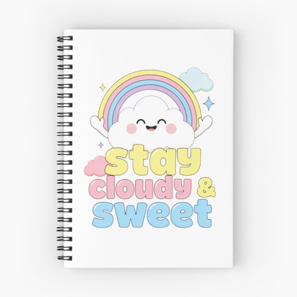 Item preview, Stay Cloudy & Sweet T-Shirt | Cute Kawaii Rainbow Cloud | Pastel Aesthetic Design designed and sold by Faisal  Shah.