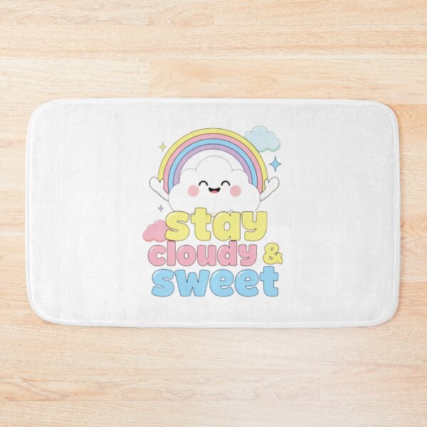 Item preview, Stay Cloudy & Sweet T-Shirt | Cute Kawaii Rainbow Cloud | Pastel Aesthetic Design designed and sold by Faisal  Shah.