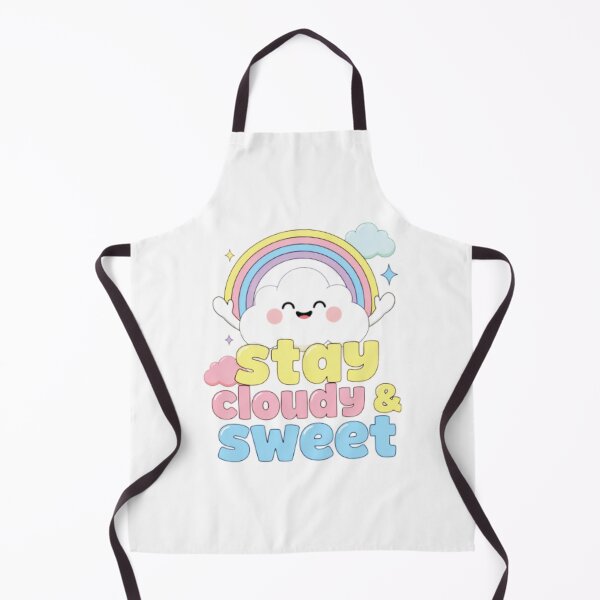 Item preview, Stay Cloudy & Sweet T-Shirt | Cute Kawaii Rainbow Cloud | Pastel Aesthetic Design designed and sold by Faisal Shah.