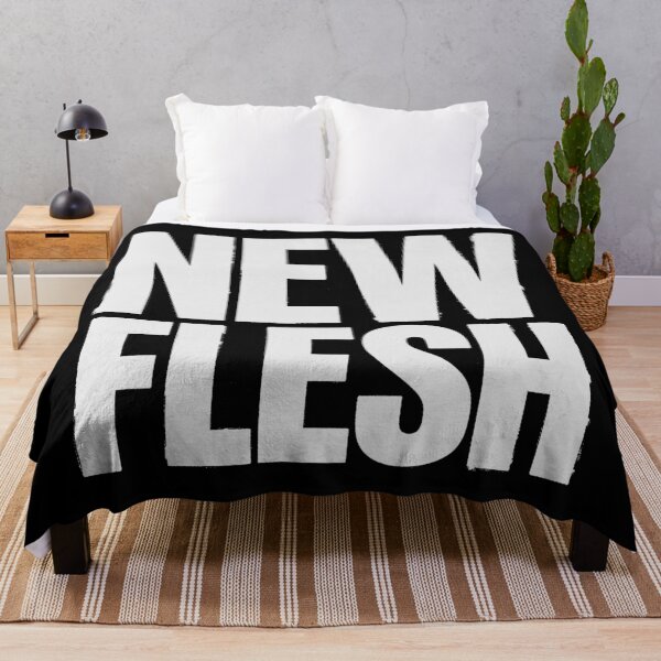 Item preview, NEW FLESH in White Grungy Letters designed and sold by StudioDestruct.