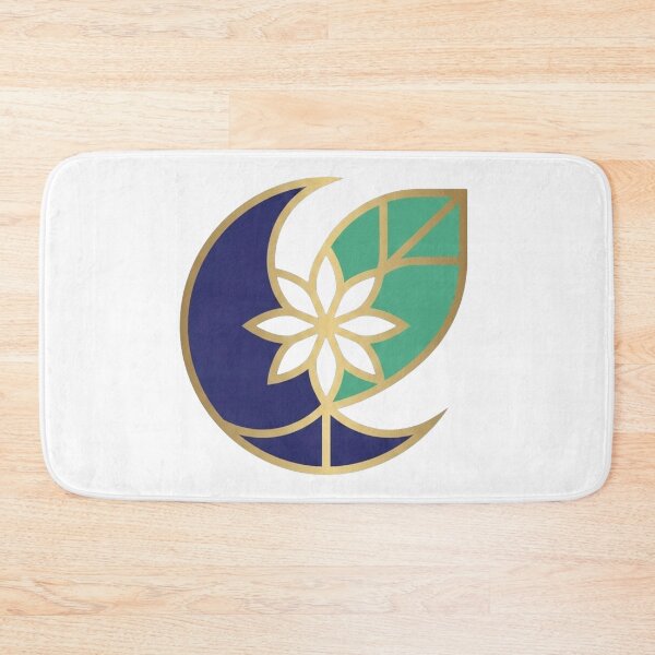 Item preview, Geometric Moon & Botanical Sacred Geometry Emblem designed and sold by Dzblack.
