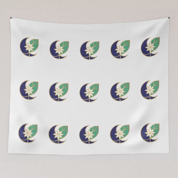 Item preview, Geometric Moon & Botanical Sacred Geometry Emblem designed and sold by Dzblack.