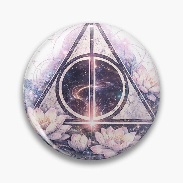 Item preview, Mystical Deathly Hallows Lotus Design purple designed and sold by Slame Graphic Studio.