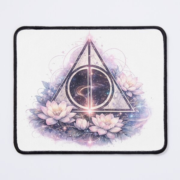 Item preview, Mystical Deathly Hallows Lotus Design purple designed and sold by Slame Graphic Studio.