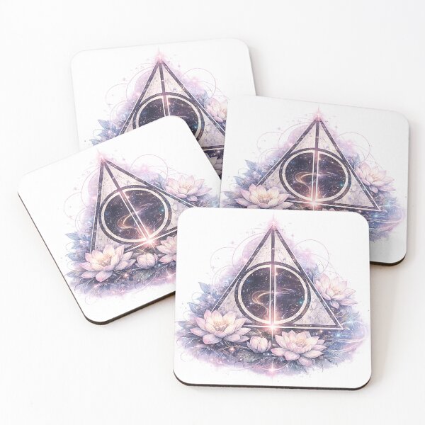 Item preview, Mystical Deathly Hallows Lotus Design purple designed and sold by Slame Graphic Studio.