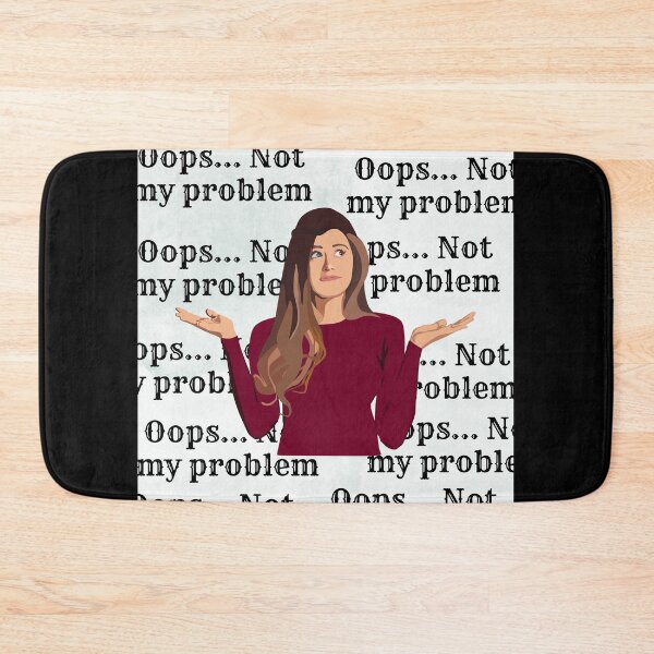 Item preview, Oops Not My Problem Funny Sarcastic Girl Art designed and sold by busesplace.