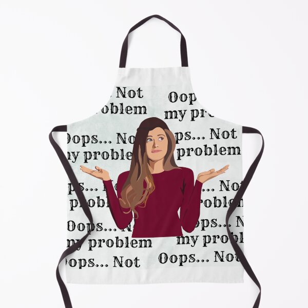 Item preview, Oops Not My Problem Funny Sarcastic Girl Art designed and sold by busesplace.