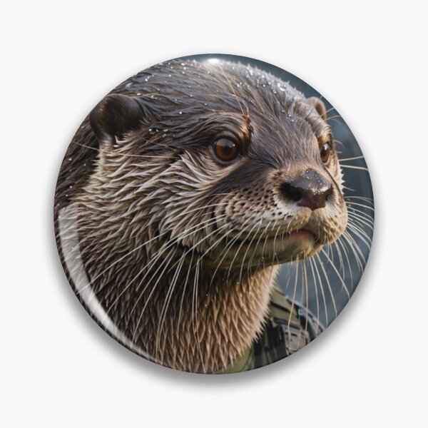 Item preview, AnimalVersum Tactical Otter – Hydro-Bending Water Warrior Illustration designed and sold by SDKENERGY.