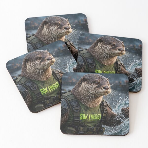 Item preview, AnimalVersum Tactical Otter – Hydro-Bending Water Warrior Illustration designed and sold by SDKENERGY.