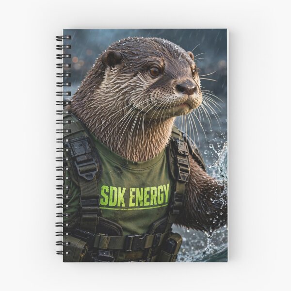 Item preview, AnimalVersum Tactical Otter – Hydro-Bending Water Warrior Illustration designed and sold by SDKENERGY.